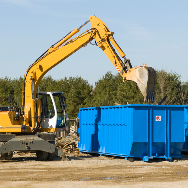 can i rent a residential dumpster for a construction project in Holcombe WI